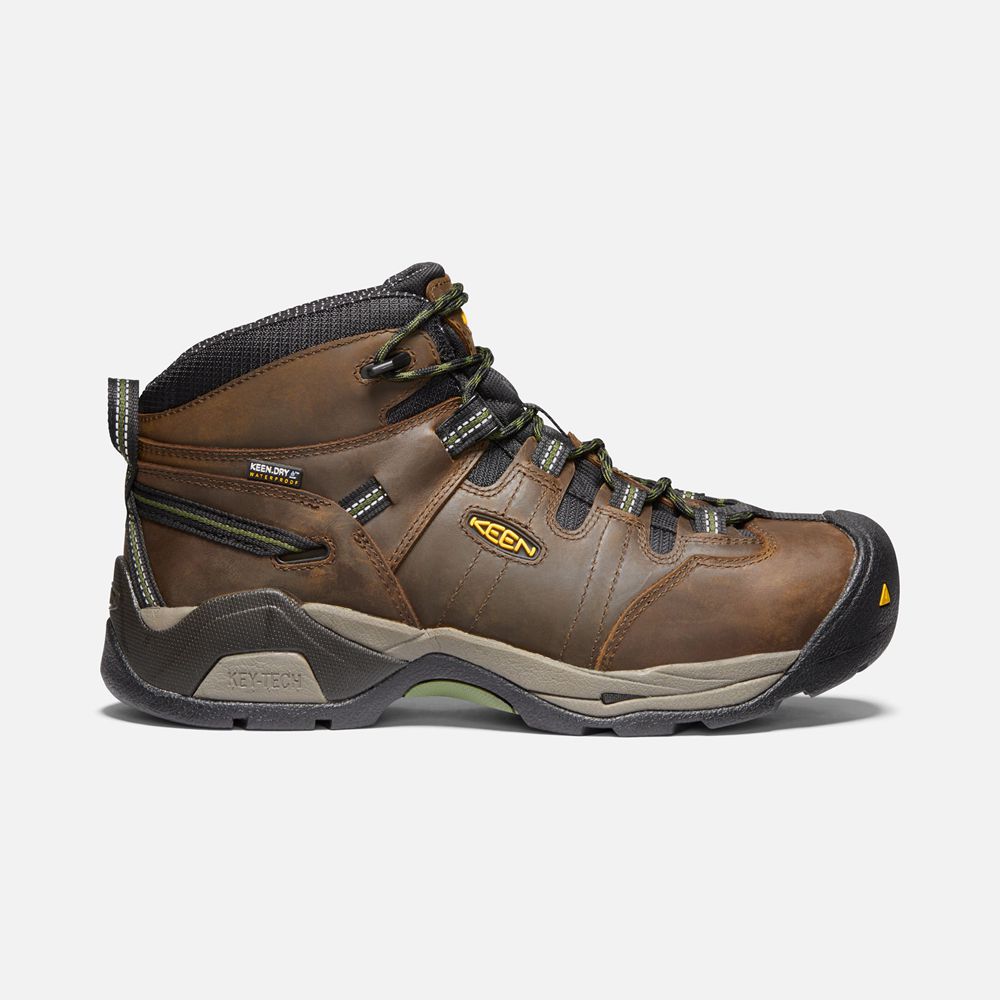 Botas de Trabajo Keen Mexico Marrom - Hombre Detroit Xt Waterproof (Steel Toe) - ON1026739